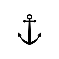 Anchor icon. Anchor symbol logo. Anchor marine icon