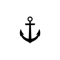 Anchor icon. Anchor symbol logo. Anchor marine icon