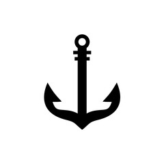 Anchor icon. Anchor symbol logo. Anchor marine icon