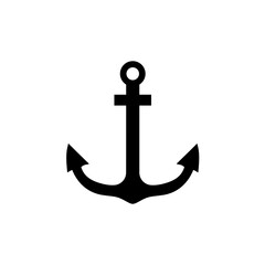 Anchor icon. Anchor symbol logo. Anchor marine icon