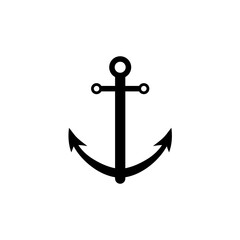 Anchor icon. Anchor symbol logo. Anchor marine icon