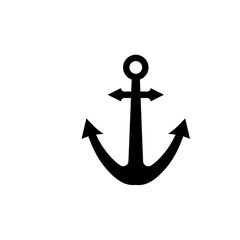 Anchor icon. Anchor symbol logo. Anchor marine icon