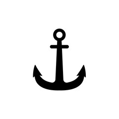 Anchor icon. Anchor symbol logo. Anchor marine icon