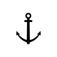 Anchor icon. Anchor symbol logo. Anchor marine icon
