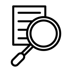 Search Vector Line Icon Design