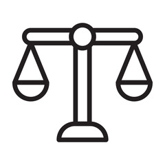 Equality Vector Line Icon Design