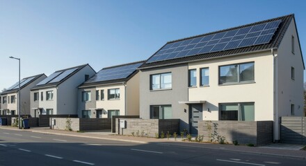 Modern homes with solar panels (1)
