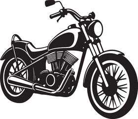 Fototapeta premium Bike Silhouette Vector, Classic Bicycle Clipart Design, Minimalist road bike silhouette design.