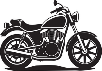 Obraz premium Bike Silhouette Vector, Classic Bicycle Clipart Design, Minimalist road bike silhouette design.