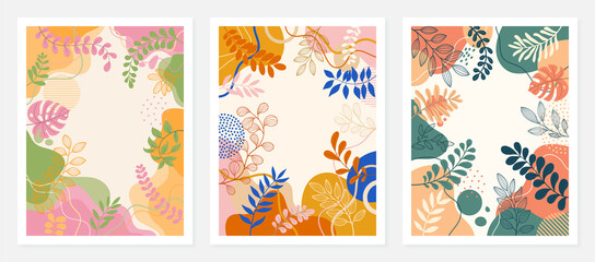 Design banner frame background .Colorful poster background vector illustration.