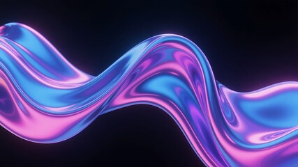 Abstract Colorful Wave Background