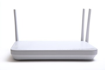 Fototapeta premium Modern wireless router with sleek design and efficient functionality. Provides a seamless internet connection.