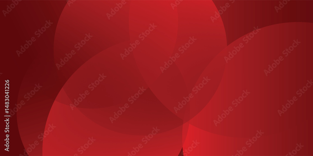 Poster red abstract background. dynamic shapes background vector illustration