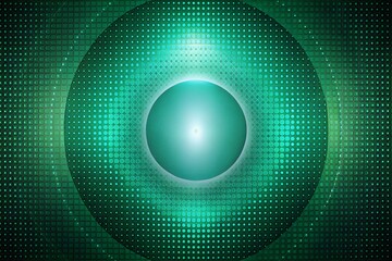 Abstract Green Circular Technology Background Image