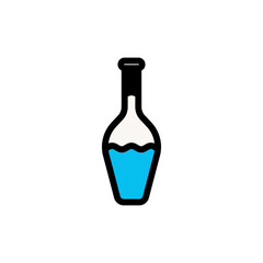 Drink water bottle logo design