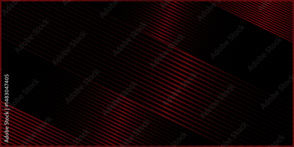 Poster abstract black and red stripes line gradient background for backdrop or presentation