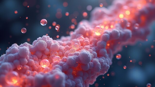 Microscopic morphology of chain viruses