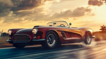 A classic car thatâ€™s been modified to run on the driverâ€™s hopes and dreams.