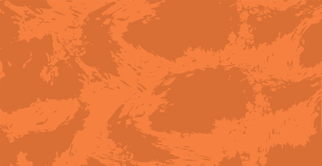 Panoramic orange texture abstract grunge background - Vector illustration
