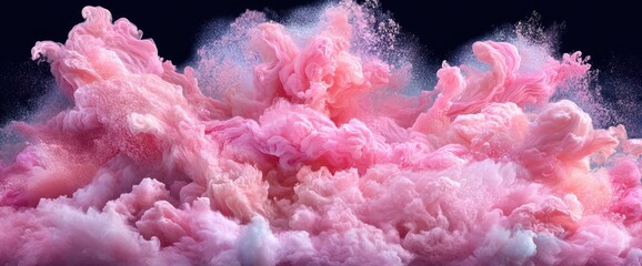 Pink cloud explosion
