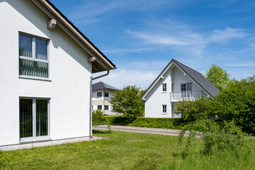 Einfamilienhaussiedlung in Deutschland