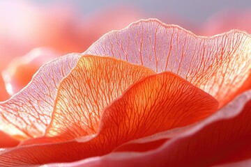 Delicate rose petal detail