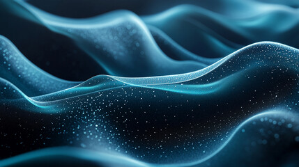 Teal Black And Midnight-Inspired Muted Enhanc Background