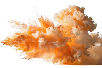  fine art photography of powder in motion, dynamic composition with floating textures and energy, vivid contemporary style Varient 5