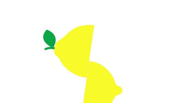 lemon icon animation illustration flat