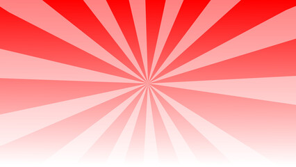 Red and white radial burst background design for creative projects and presentations abstract graphic illustration suitable for various digital applications