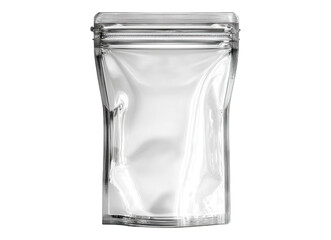 A clear plastic pouch