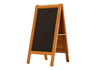 A frame sidewalk sign