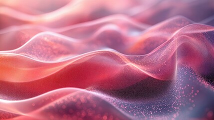 Obraz premium Abstract digital design exhibiting soft, flowing shapes.