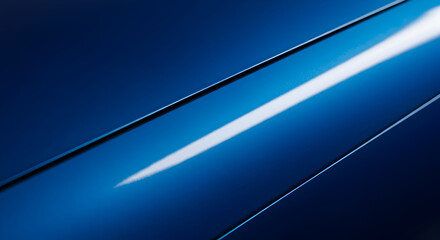Detailed Blue Metallic Surface with White Light Streaks Abstract Background