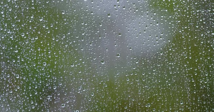 rainy days, rain drops on the window