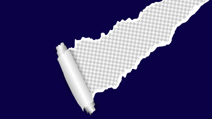 Torn Paper Background Template Design