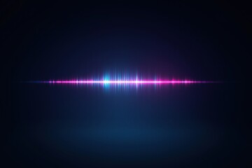 A long purple line is shown on a dark background. The line is bright and stands out against the dark background