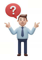 Uncertain Business Professional Facing a Problem Seeking Guidance and Clarity in Making an Important Business Decision to Proceed Forward