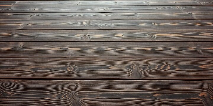 Weathered dark wood planks, seamless panorama  , texture, horizontal