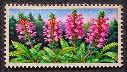 1986 Japan Postage Stamp - Pedicularis Apodochila Alpine Plant