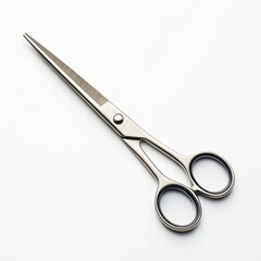 Fototapeta premium Scissors with ergonomic handles on white background