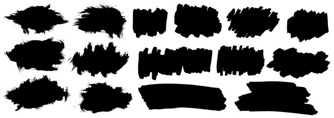 Realistic Ink Splatter Brushes and Textures. Ink Explosion and Spray Art Backgrounds