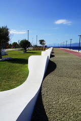 Tempietto urban park on the seafront of Reggio Calabria, Italy