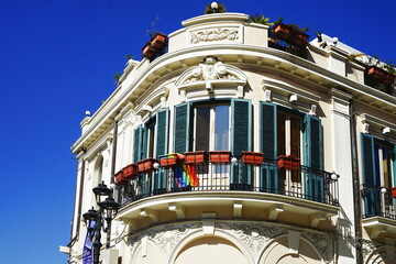 Buildings in the center of Reggio Calabria, Italy