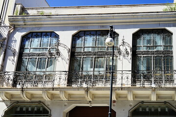 Buildings in the center of Reggio Calabria, Italy