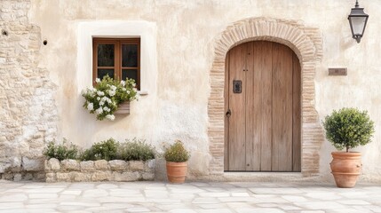 Charming old town architecture in italy a painted viewpoint for your holiday vacation memories