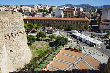 View of Reggio Calabria from the Aragonese Castle, Italy