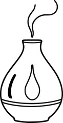 Essential Oils Diffuser Line Icon