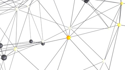 Stock photo of an abstract network.  Ideal for tech, connectivity, and global concepts.