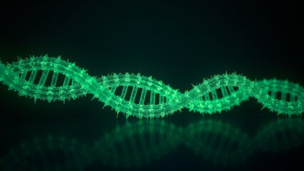 Green DNA pattern